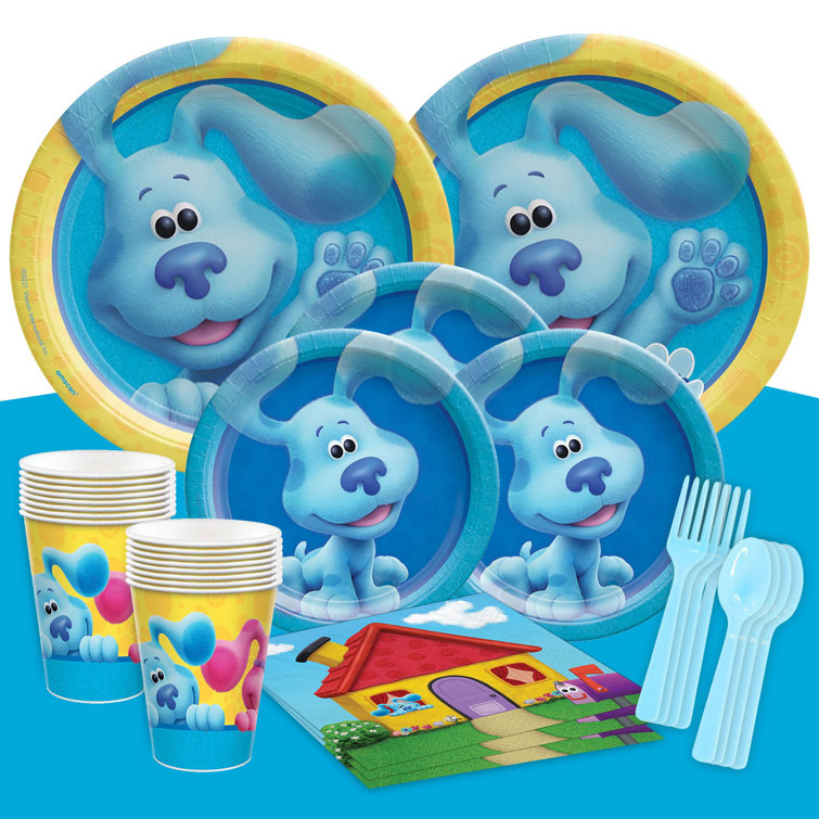 NA Blue''s Clues Party Supplies Kit 16 Guests Wayfair